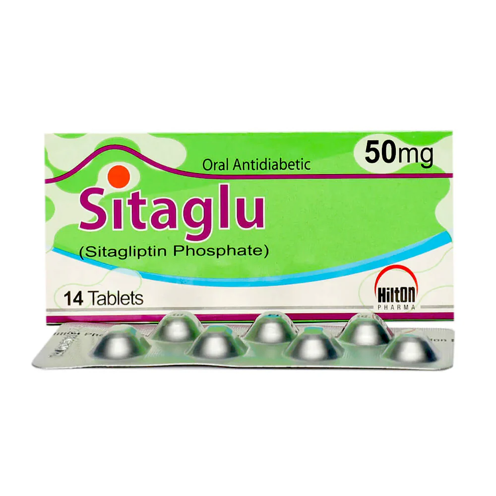 Sitaglu Tablets 50Mg (1 Box = 2 Strips) (1 Strip = 14 Tablets)