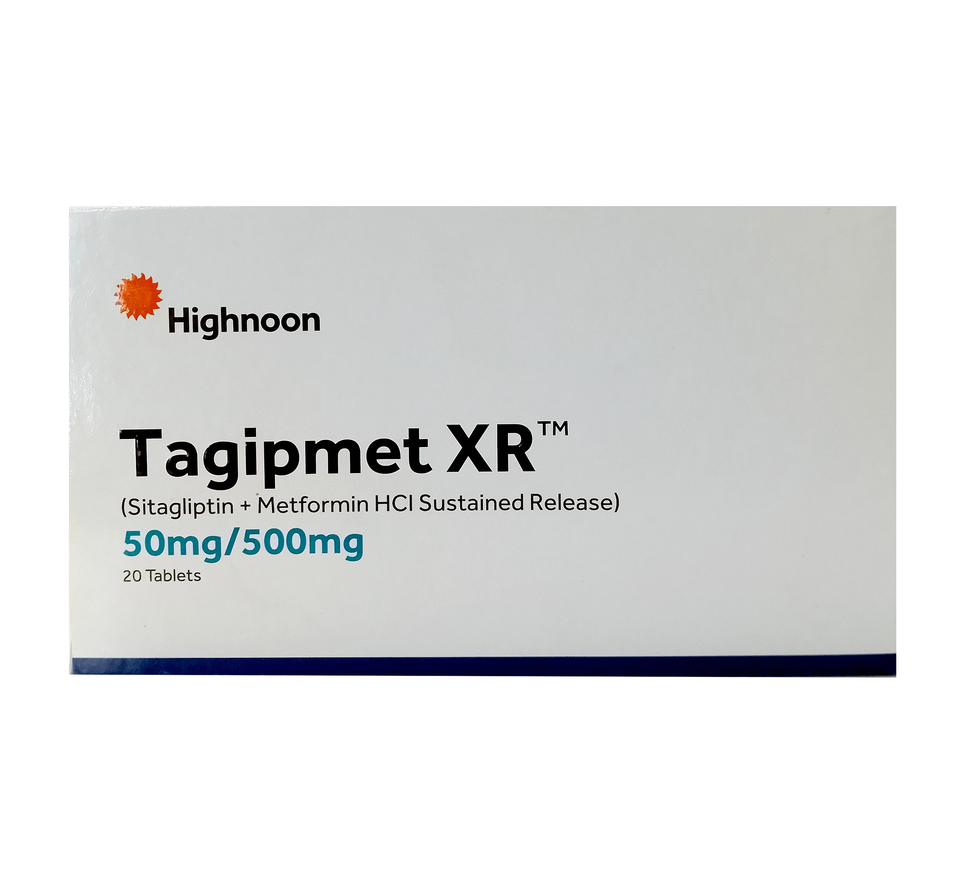 Tagipmet Xr Tablets 50/500Mg (1 Box = 2 Strips) (1 Strip = 10 Tablets)