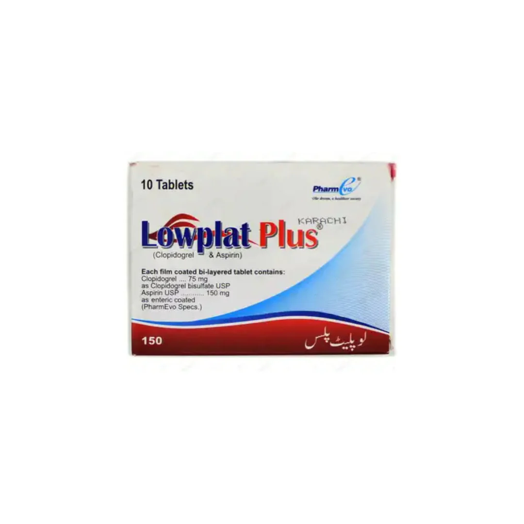 Lowplat Plus Tablets 75/150Mg (1 Box = 1 Strip)(1 Strip = 10 Tablets)