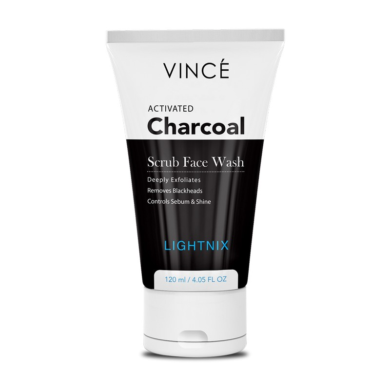 Vince Charcoal Scrub Men Face Wash (100ml)