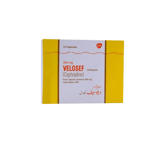 Velosef Capsules 500Mg (1 Strip = 6 Capsules)