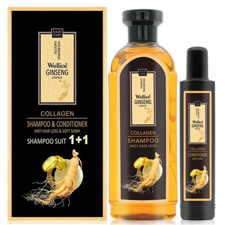 Wellice Essence Ginseng Indian Shampoo (400ml)