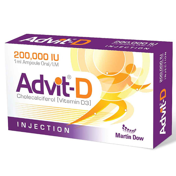 Advit-D Oral/Im Injection 200,000Iu 1Ml (1 Box = 1 Injection)