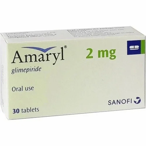 Amaryl Tablets 2Mg (1 Box = 3 Strips) (1 Strip = 10 Tablets)