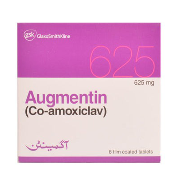 Augmentin Tablet 625Mg (1 Strip = 6 Tablets)