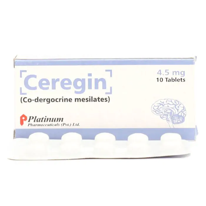 Ceregin Tablets 4.5Mg (1 Box = 1 Strip)(1 Strip = 10 Tablets)