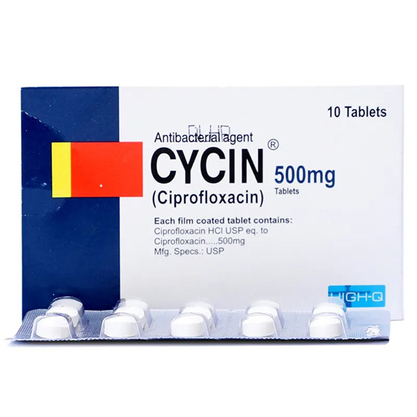 Cycin Tablets 500Mg (1 Box = 1 Strip)(1 Strip = 10 Tablets)