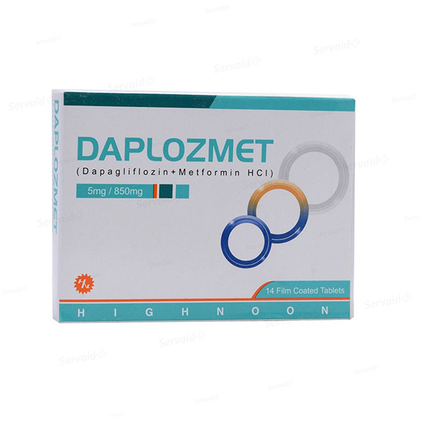 Daplozmet Tablet 5Mg/850Mg (1 Box = 2 Strips) (1 Strip = 7 Tablets)