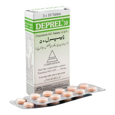 Deprel Tablets 50Mg (1 Strip = 10 Tablets)
