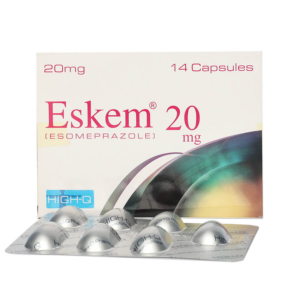 Eskem Capsules 20Mg (1 Box = 14 Capsules)