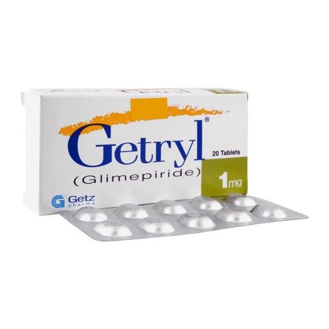 Getryl Tablets 1Mg (1 Strip = 10 Tablets)