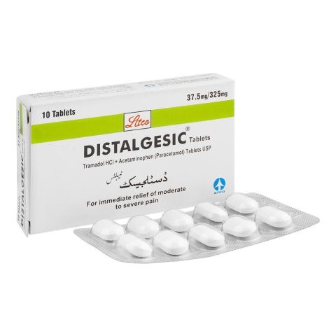 Distalgesic Tablets 37.5/325Mg (1 Box = 1 Strip)(1 Strip = 10 Tablets)