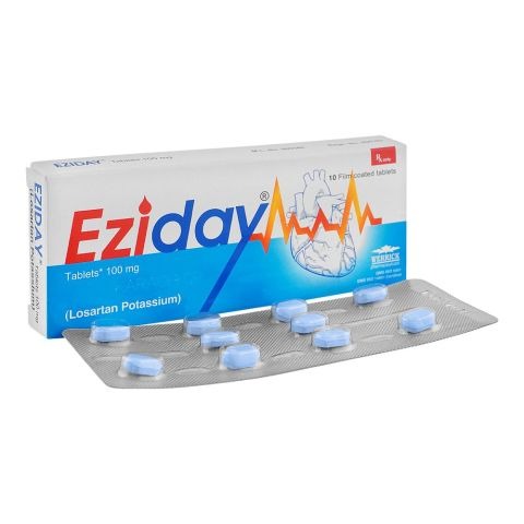 Eziday Tablets 100Mg (1 Box = 1 Strip)(1 Strip = 10 Tablets)