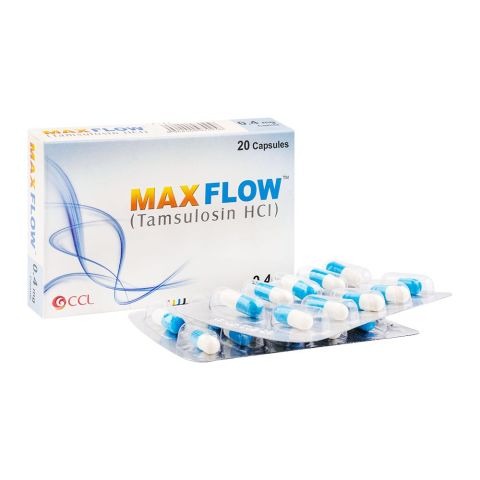Maxflow Capsules 0.4Mg (1 Box = 2 Strips) (1 Strip = 10 Capsules)