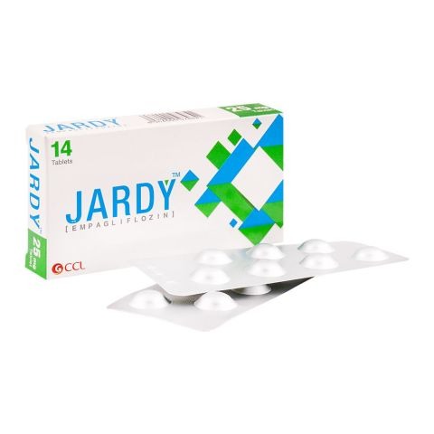Jardy Tablets 25Mg (1 Box = 2 Strips) (1 Strip = 7 Tablets)