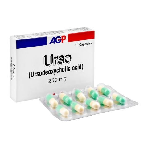 Urso Capsules 250Mg (1 Box = 1 Strip)(1 Strip = 10 Capsules)