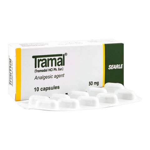 Tramal Capsules 50Mg (1 Box = 1 Strip)(1 Strip = 10 Capsules)