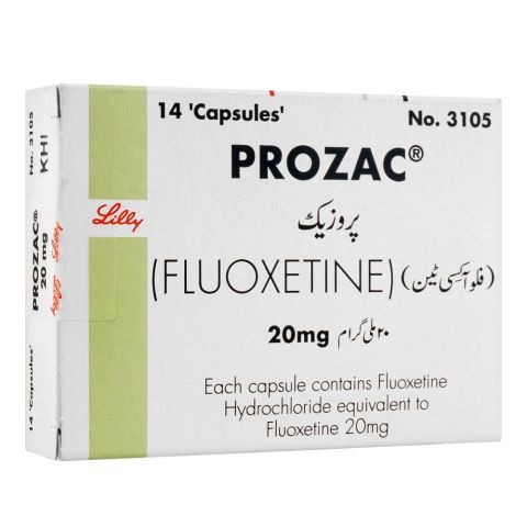 Prozac Capsules 20Mg (1 Box = 1 Strip)(1 Strip = 14 Capsules)