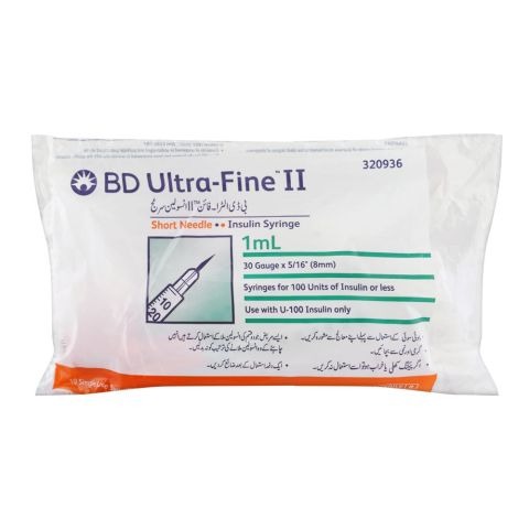 Bd Syringes 1Cc Insulin 6Mm