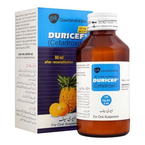 Duricef 90Ml Syrup 250Mg/5Ml