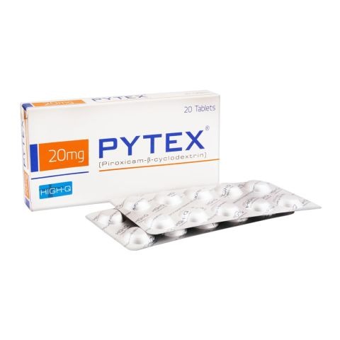 Pytex Tablets 20Mg (1 Box = 2 Strips) (1 Strip = 10 Tablets)