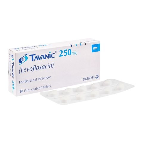 Tavanic Tablets 250Mg (1 Box = 1 Strip)(1 Strip = 10 Tablets)