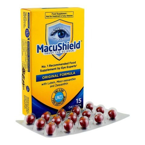 Macushield Capsules (1 Box = 1 Strip)(1 Strip = 15 Capsules)