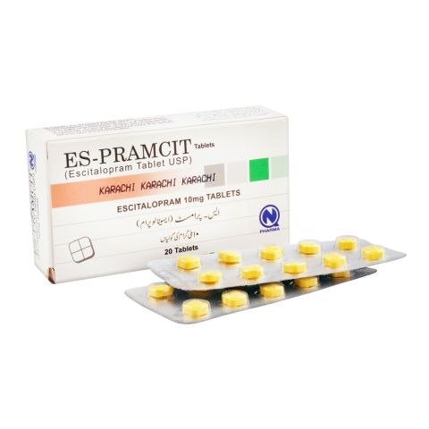 Es-Pramcit Tablets 10Mg (1 Strip = 10 Tablets)