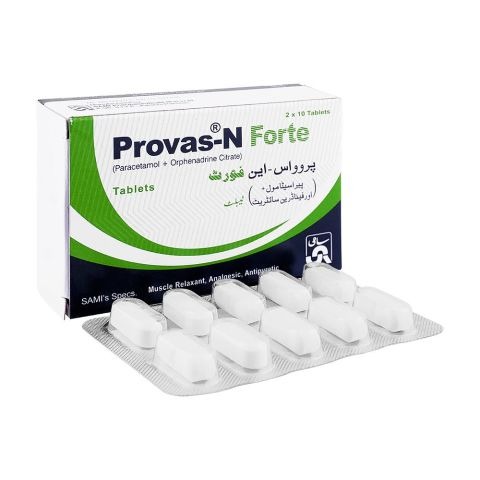 Provas-N Forte Tablets 650Mg/50Mg (1 Box = 2 Strips) (1 Strip = 10 Tablets)