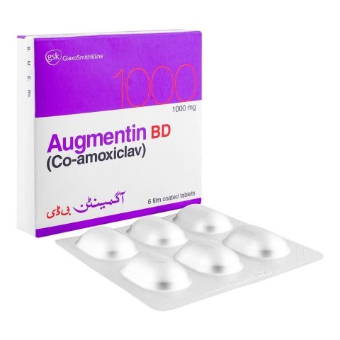 Augmentin Tablet 1G (1 Strip = 6 Tablets)