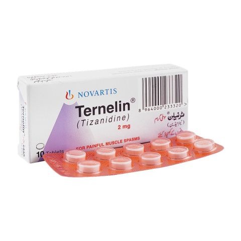 Ternelin Tablets 2Mg (1 Box = 2 Strips) (1 Strip = 10 Tablets)