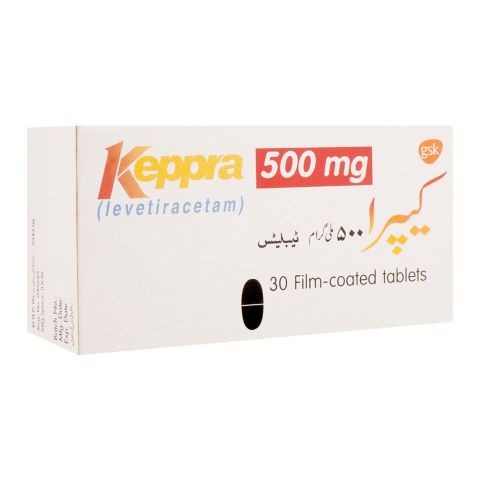 Kepra Tablets 500Mg (1 Strip = 10 Tablets)