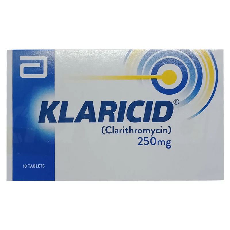 Klaricid Tablets 250Mg (1 Box = 1 Strip)(1 Strip = 10 Tablets)