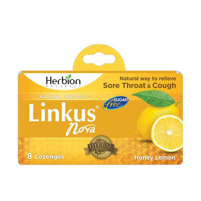 Linkus Nova Lozenges Honey Lemon (1 Strip = 8 Lozenges)