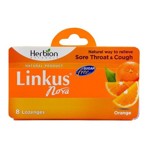 Linkus Nova Lozenges Orange (1 Strip = 8 Lozenges)