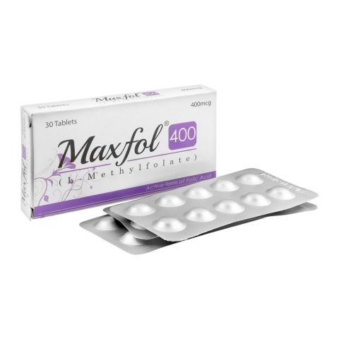Maxfol Tablet 400Mcg (1 Box = 3 Strips) (1 Strip = 10 Tablets)