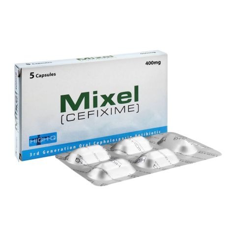 Mixel Capsules 400Mg (1 Box = 1 Strip)(1 Strip = 5 Capsules)