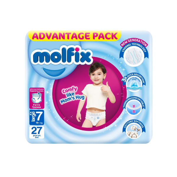 Molfix Baby Pants Cc Uv Size Xxlarge 27Pcs