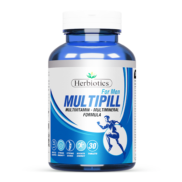 Herbiotics Multipill For Men (1 Bottle = 30 Tablets)