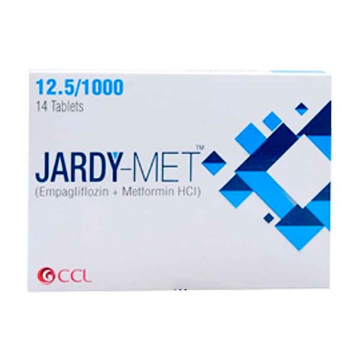 Jardy Met Xr 12.5/1000mg Tab 14s