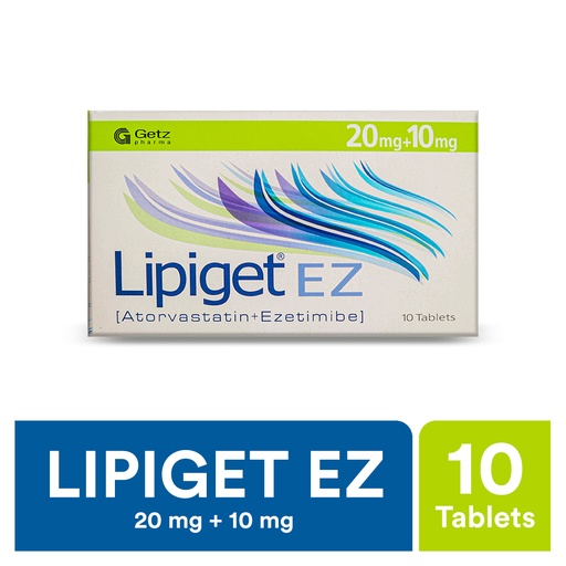 Lipiget Ez (20/10mg) 10 Tablets