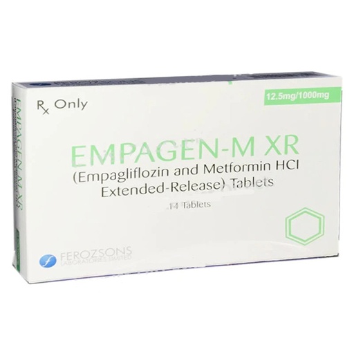 Empagen M (12.5/1000mg) 14 Tablets