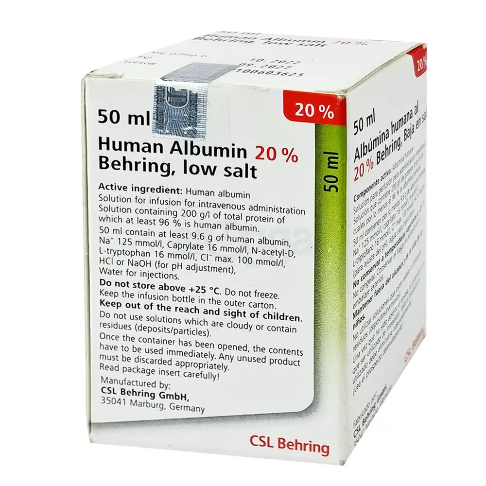 Albumin 20% Csl (50ml)