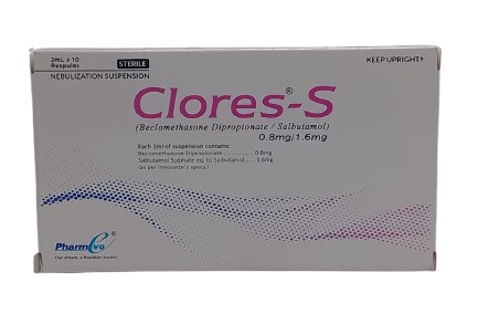 Clores S 0.8mg/1.6mg (10 Respules / Pack)