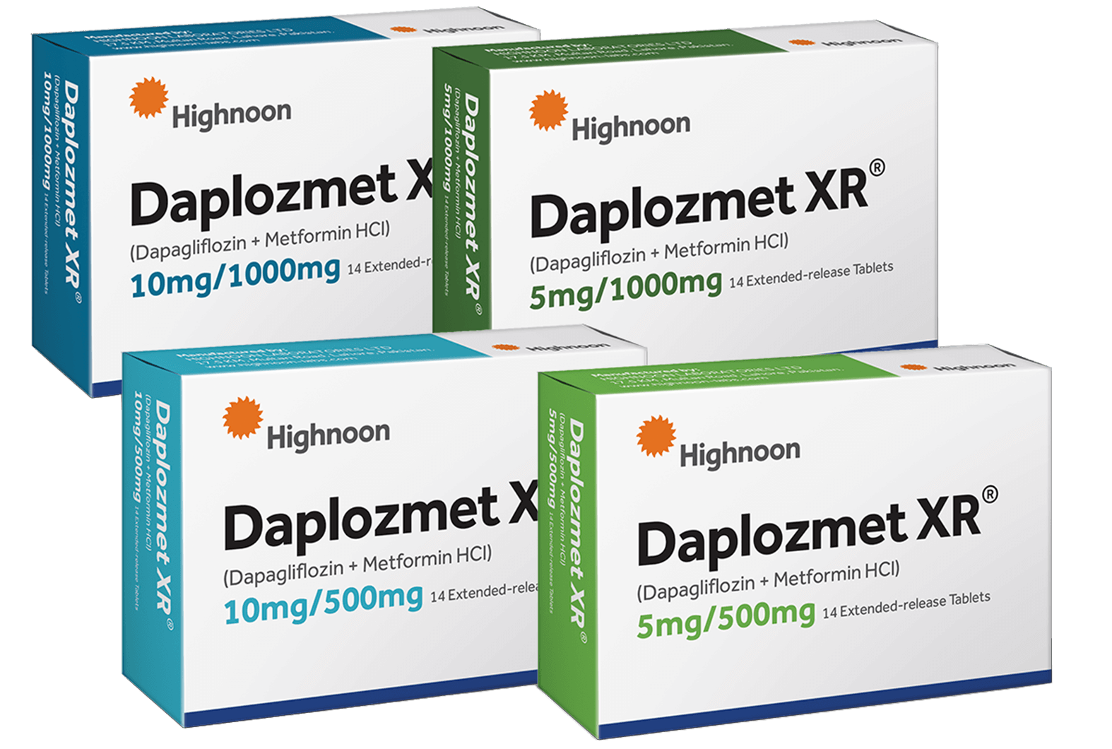 Daplozmet Xr 10/1000mg (14 Tablet / Pack)