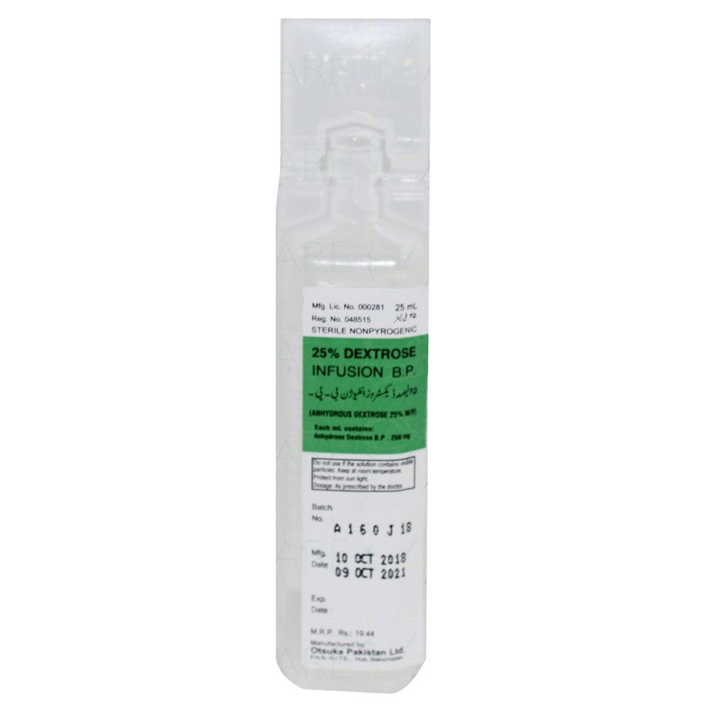 Dextrose 25% 25ml (1 Ampule / Pack)