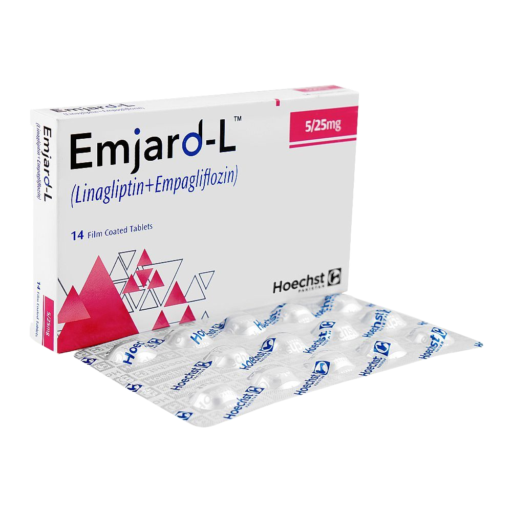 Emjard L 5/25mg (14 Tablet / Pack)