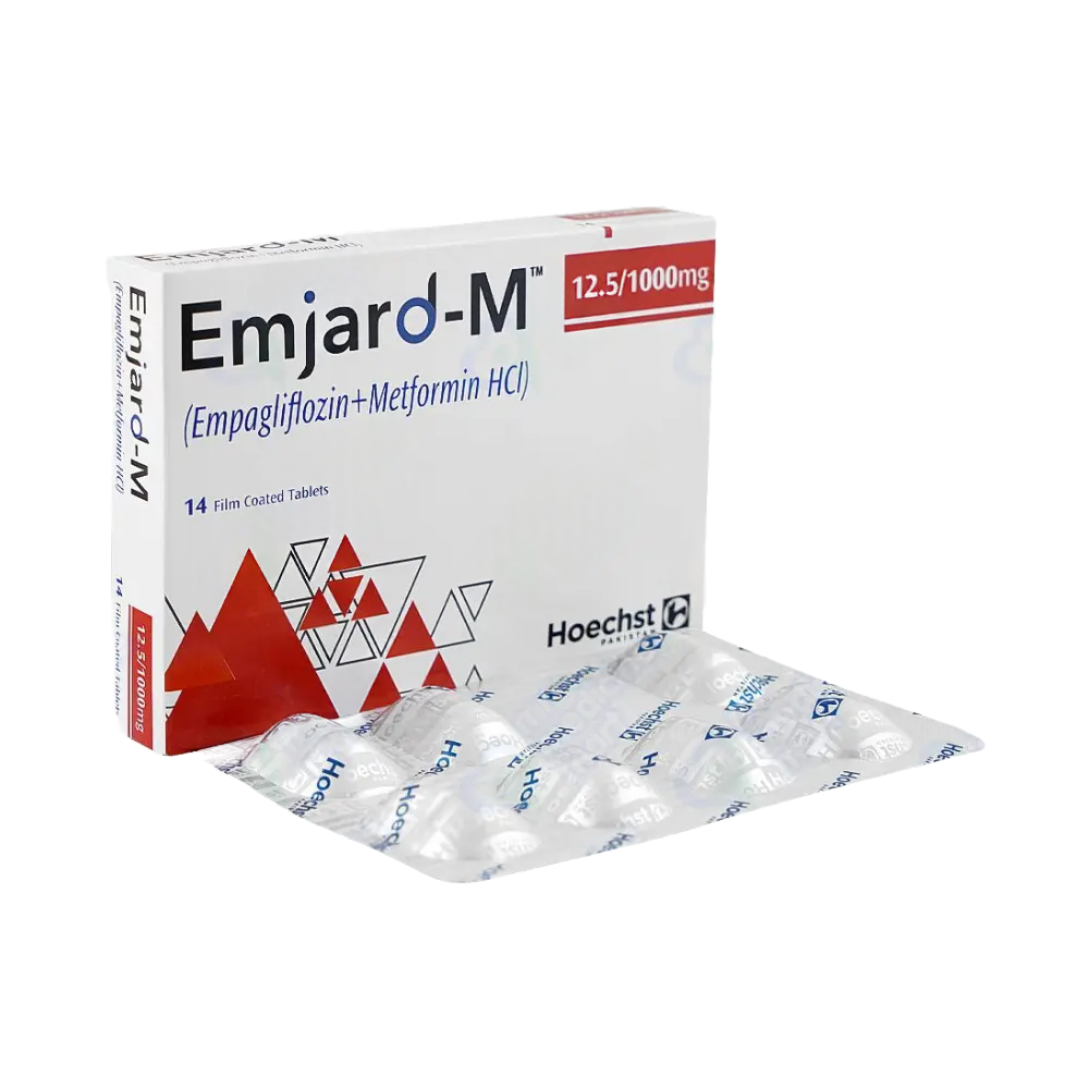 Emjard M 12.5mg/1000mg (14 Tablet / Pack)