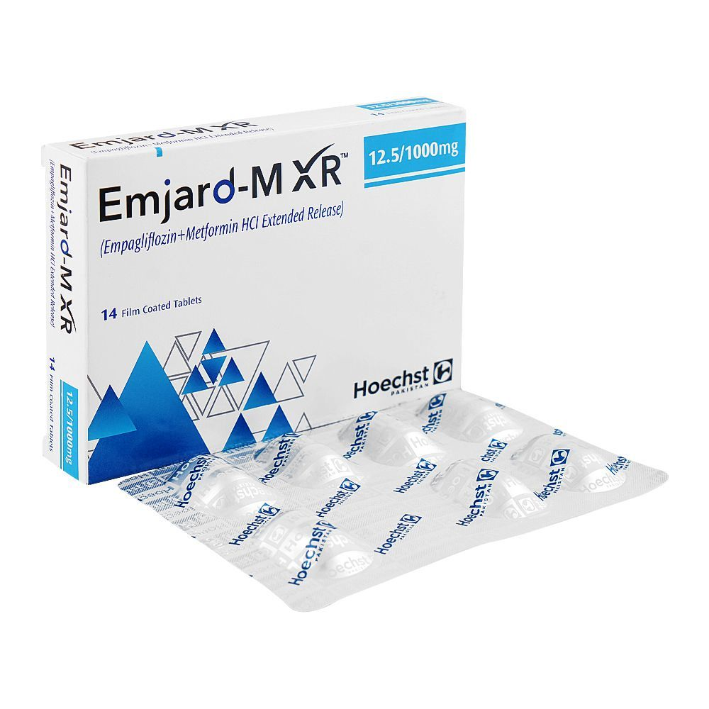 Emjard M Xr 12.5mg/1000mg (14 Tablet / Pack)