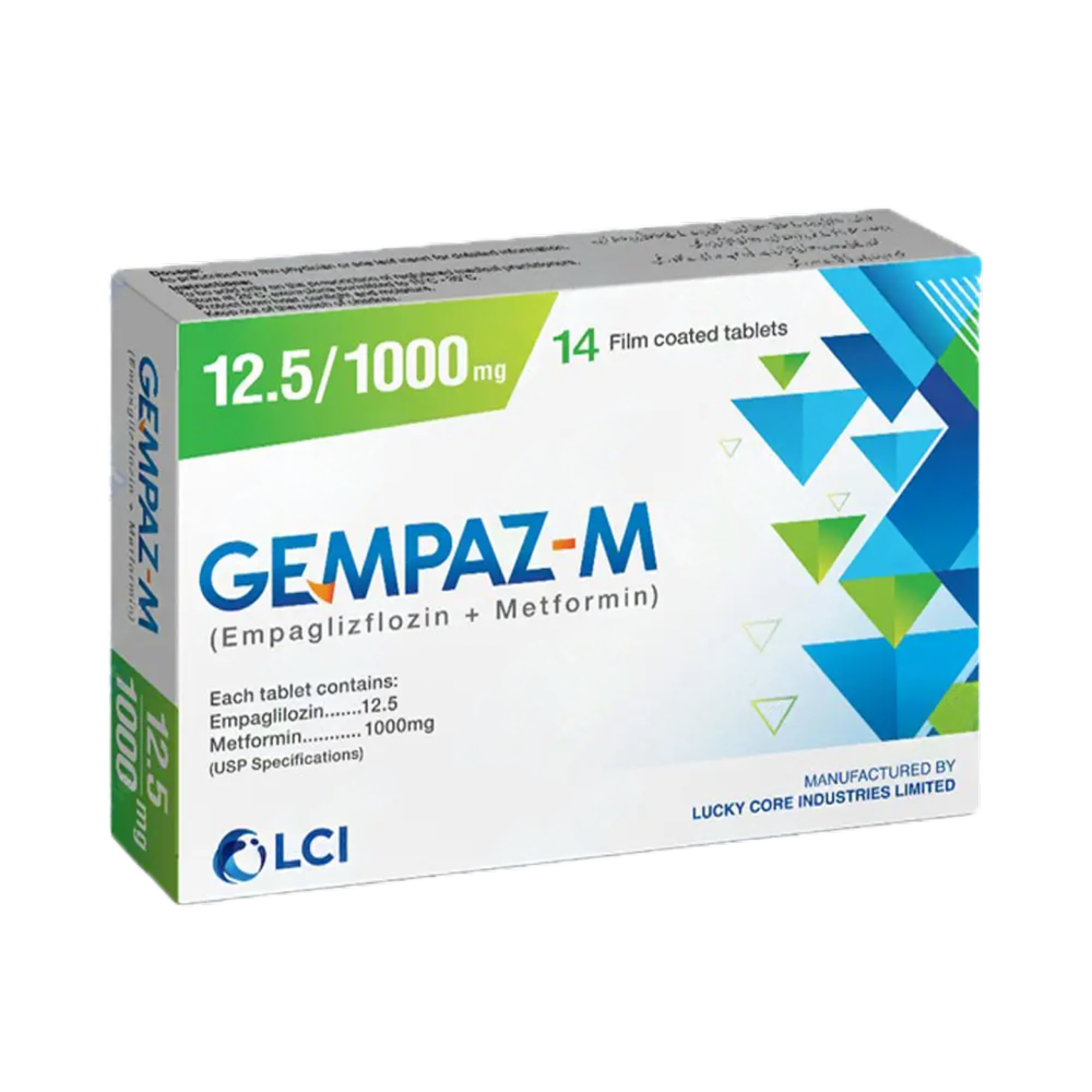 Gempaz M 12.5/1000mg (14 Tablet / Pack)